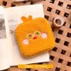 Cute Cartoon Plush Storage Bag, Portable Cosmetic Bag With Zipper, Multi Lightweight Organizer