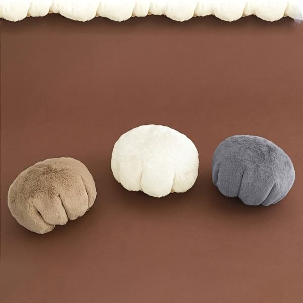 Plush Cat Claw Makeup Bag With Drawstring Fluffy Travel Cosmetic Bag Pouch Toiletries Storage Organizer Cute Plush Special Gift For Women