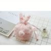 Cartoon Plush Rabbit Rabbit Storage Bag, Bear Rabbit Ears Bow Drawstring Storage Bag, Bundle Pocket, Phone Bag, Gift Bag