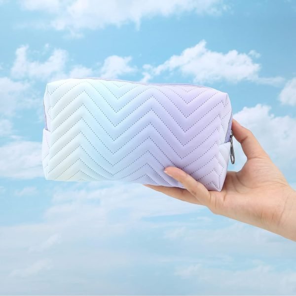 Bolsa de Maquillaje Grande con Cremallera