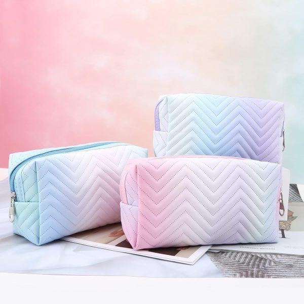 Bolsa de Maquillaje Grande con Cremallera