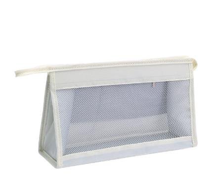 1PC British Slanted Hand Wash Bag Portable Travel Cosmetics Storage Bag Portable Skincare Product Travel Grooming Storage Bag