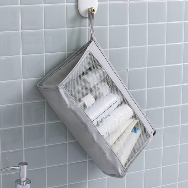 1PC British Slanted Hand Wash Bag Portable Travel Cosmetics Storage Bag Portable Skincare Product Travel Grooming Storage Bag