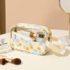 Transparent travel makeup bag