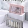 1PC British Slanted Hand Wash Bag Portable Travel Cosmetics Storage Bag Portable Skincare Product Travel Grooming Storage Bag