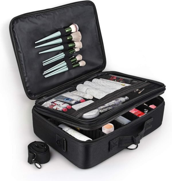 Cosmetic bag Travel cosmetic bag Professional cosmetic bag Organizer storage cosmetic box Waterproof portable cosmetic box