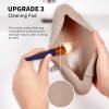 Silicone Makeup Brush Holder Travel Cosmetic Bag