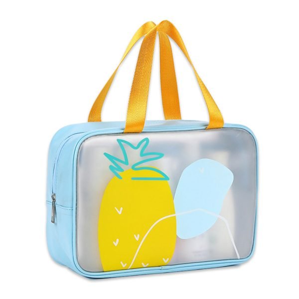 PU frosted waterproof storage bag travel portable large-capacity cosmetic bag