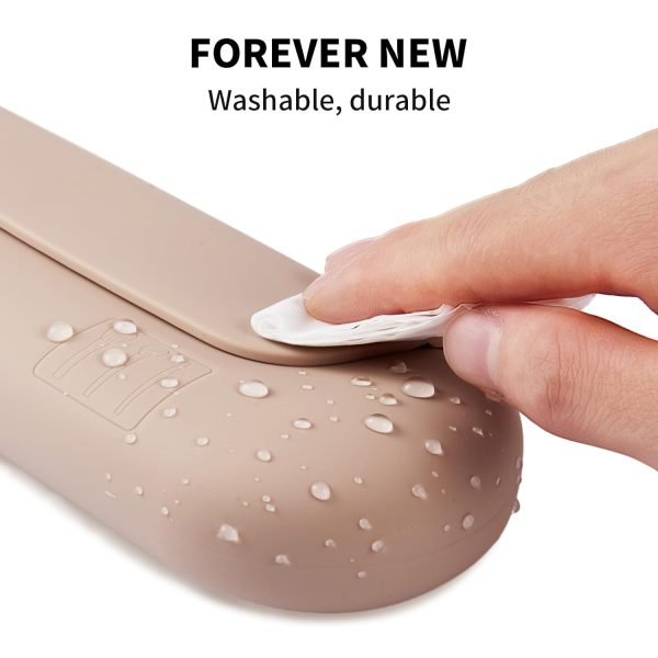 Silicone Makeup Brush Holder Travel Cosmetic Bag