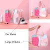 Wet Dry Separate Toiletry Bag Large Capacity Portable Travel Cosmetic Bag