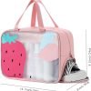 Wet Dry Separate Toiletry Bag Large Capacity Portable Travel Cosmetic Bag