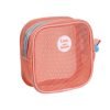 Square Mesh Makeup Bag Zipper Toiletry Bag Toiletry Storage Bag Coin Purse Organizer Case Transparent Cosmetic Bag Girls