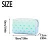 Waterproof Cosmetic Bag Versatile Portable Large Capacity Makeup Storage Bag Zipper Color Gradient Pencil Case Storage Pouch