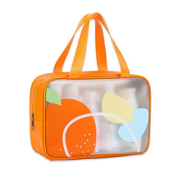 PU frosted waterproof storage bag travel portable large-capacity cosmetic bag