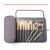 Makeup Bag Women's Cosmetic Brush Bag Travel Organizer Makeup Brushes Fold Tools Rolling Bags Waterproof Nylon Makeup Case