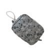Cosmetic Bag with Pearl Pendant Portable Zipper Makeup Bag Multifunction Fashionable Casual Make Up Pouch