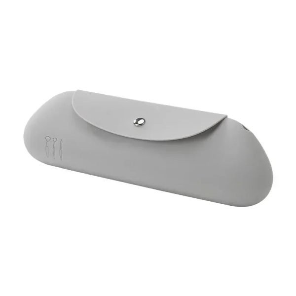 Silicone Makeup Brush Storage Bag Waterproof Organizer Travel Holder Storage Makeup Brushes Portable Cosmetic Bag Makeup Tools