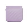 Simple Silicone Mini Cosmetic Bag Storage Bag Makeup Bag Lipstick Storage Bag Travel Supplies Self-closing Leaf Spring Bag Women