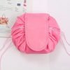Women Drawstring Cosmetic Bag Travel Storage Makeup Bag Organizer Foldable Make Up Pouch Portable Waterproof Toiletry Case