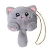 Animals Small Card Bag Cosmetic Pouch Messenger Bag Girl Crossbody Bags Fashion Plush Bag Mobile Phone Bag Cat Shoulder Bag