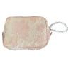 Cosmetic Bag with Pearl Pendant Portable Zipper Makeup Bag Multifunction Fashionable Casual Make Up Pouch