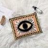 Stylish Evil Eye Pattern Cosmetic Bag Makeup Bags, Cute Travel Bag, Birthday Gifts Friend Gifts For Women