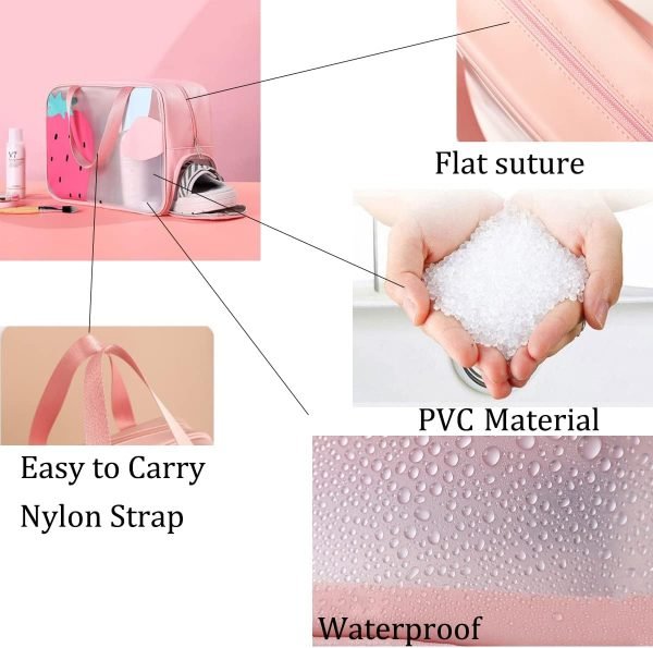 Wet Dry Separate Toiletry Bag Large Capacity Portable Travel Cosmetic Bag