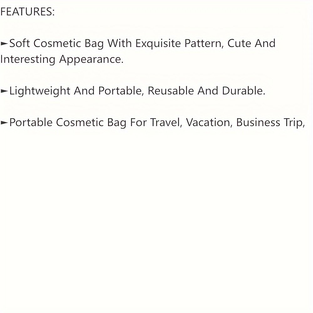 Stylish Evil Eye Pattern Cosmetic Bag Makeup Bags, Cute Travel Bag, Birthday Gifts Friend Gifts For Women - details 1