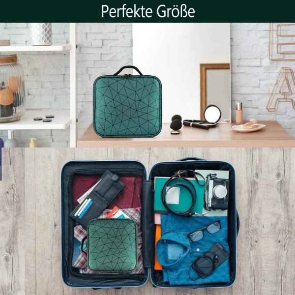 Cosmetic bag Travel cosmetic bag Professional cosmetic bag Organizer storage cosmetic box Waterproof portable cosmetic box