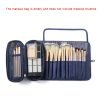 Makeup Bag Women's Cosmetic Brush Bag Travel Organizer Makeup Brushes Fold Tools Rolling Bags Waterproof Nylon Makeup Case