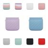 Simple Silicone Mini Cosmetic Bag Storage Bag Makeup Bag Lipstick Storage Bag Travel Supplies Self-closing Leaf Spring Bag Women
