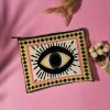 Stylish Evil Eye Pattern Cosmetic Bag Makeup Bags, Cute Travel Bag, Birthday Gifts Friend Gifts For Women