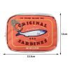 Canned Sardines Storage Bag Funny Makeup Cute Bath Large Capacity Travel Pouch Creative Cosmetic Purse Coquette Toiletry Bolsa